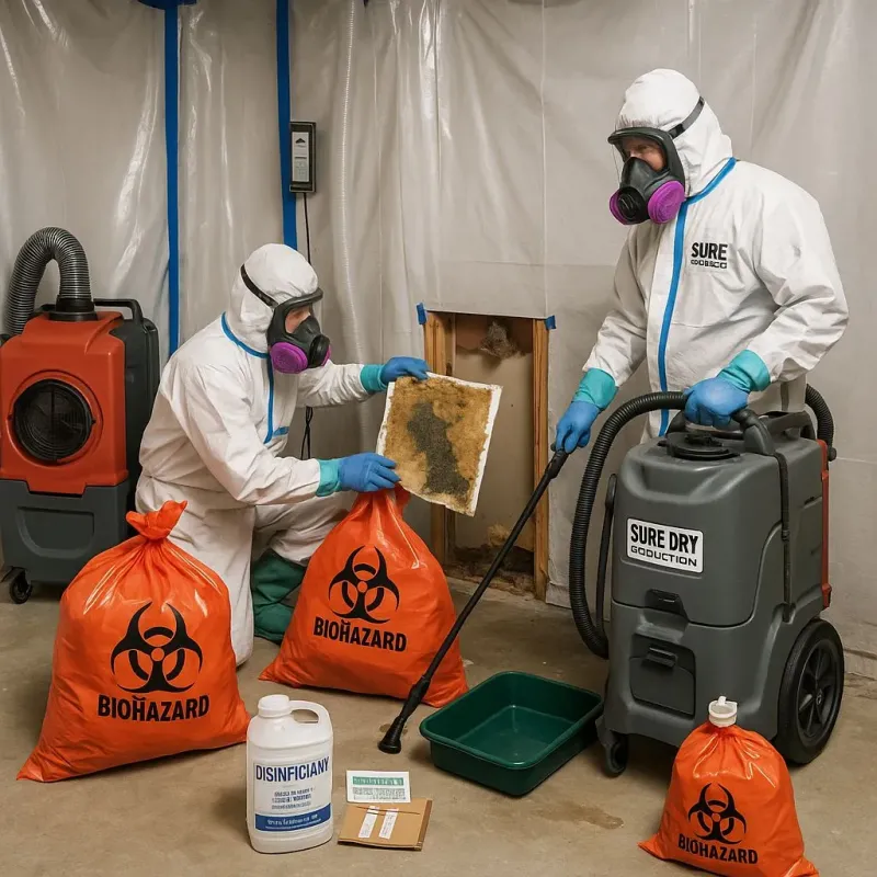 Contaminated Water Handling Protocols process in Rosemont, CA